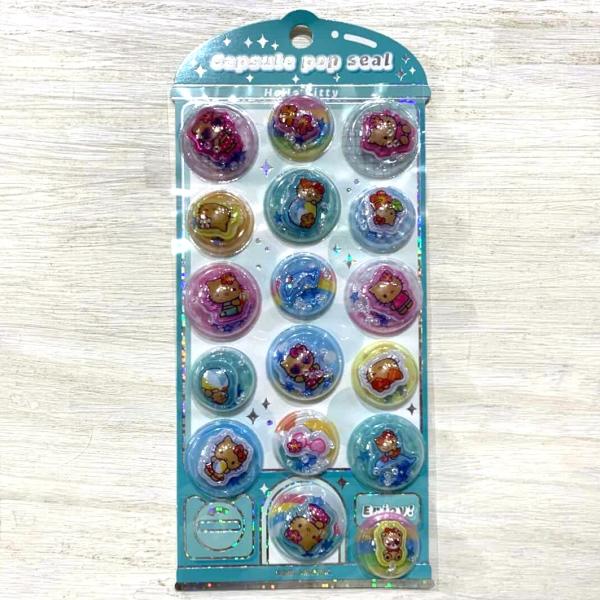 サンリオ カプセルポップシール ハローキティ／日焼け 正規品