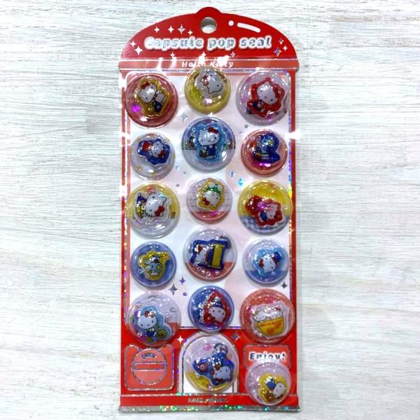 サンリオ カプセルポップシール ハローキティ／レトロ 正規品