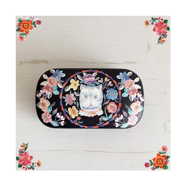 Nathalie Lete（ナタリーレテ） ミニ・マルチケース ブルー・キャット