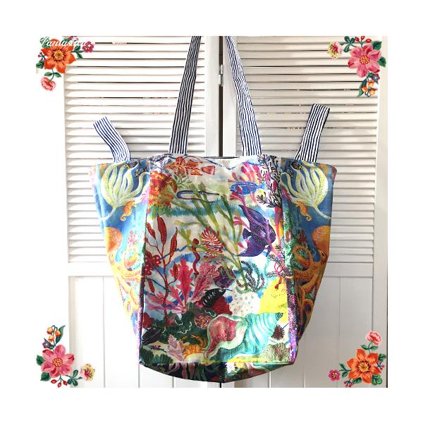 新品　ナタリーレテ　レクタングル トートバッグ　くま　クマ　熊　ゴブラン 新品 ナタリーレテ レクタングル トートバッグ くま クマ 熊 ゴブラン