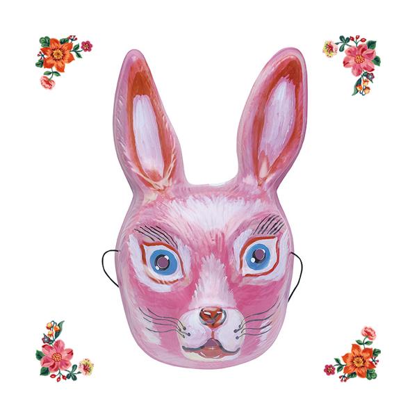 Nathalie Lete（ナタリーレテ） デコレーション・マスク ローズ ピンク