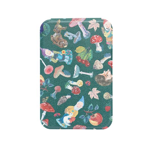 【クリックポスト発送可】<ご注文点数が多い場合は宅配便に変更となります>ナタリー・レテの描くアーティスティックな世界がスタンドミラーになりました！こちらは、ドワーフやマッシュルーム、森の動物たちの姿をミラー・カバー全面にフィーチ...