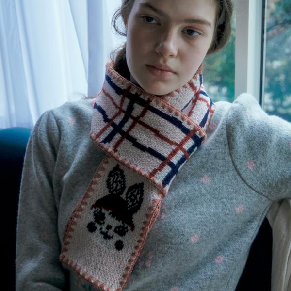 Nathalie Lete（ナタリーレテ） マフラー オリヴィア 妖精うさぎ