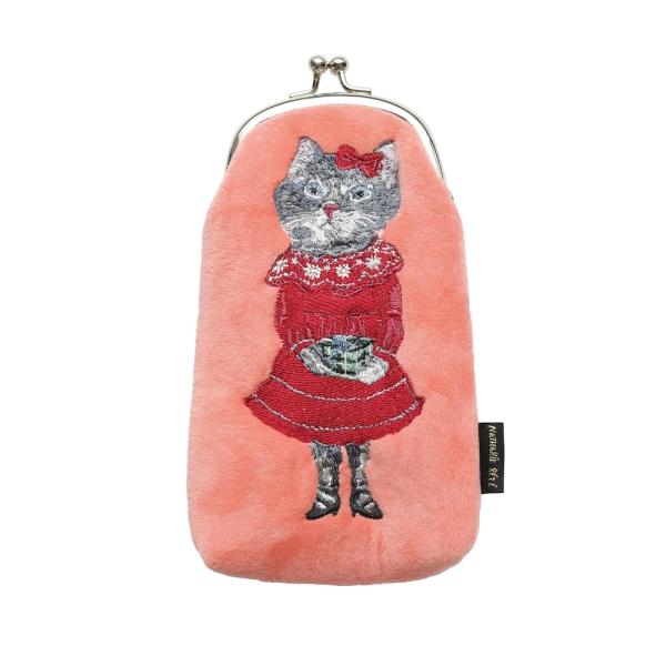 【クリックポスト発送可】<ご注文点数が多い場合は宅配便に変更となります>ナタリー・レテの描くポップ＆キッチュな世界がとびきりラグジュアリーなソフト・マルチケースになりました！こちらは、エレガントな赤いドレスを着たシルバー・マッカ...