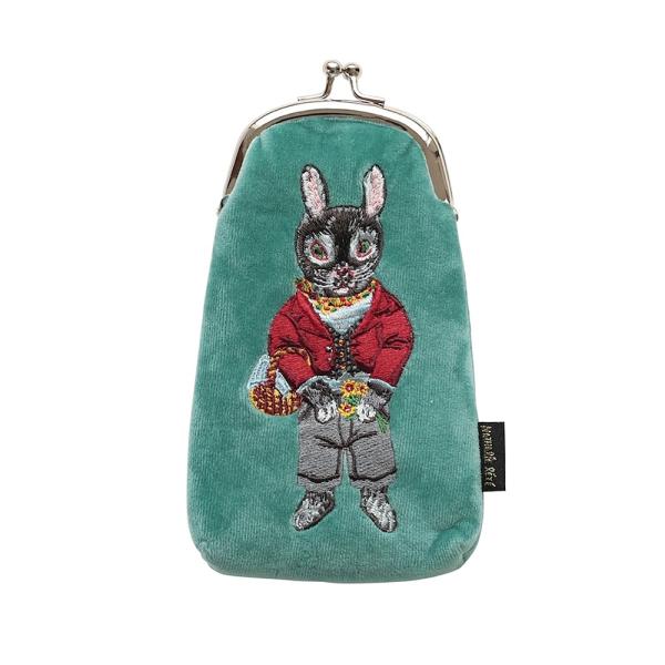 【クリックポスト発送可】<ご注文点数が多い場合は宅配便に変更となります>ナタリー・レテの描くポップ＆キッチュな世界がとびきりラグジュアリーなソフト・マルチケースになりました！こちらは、ナタリーの代表的キャラクター、ブラック・バニ...