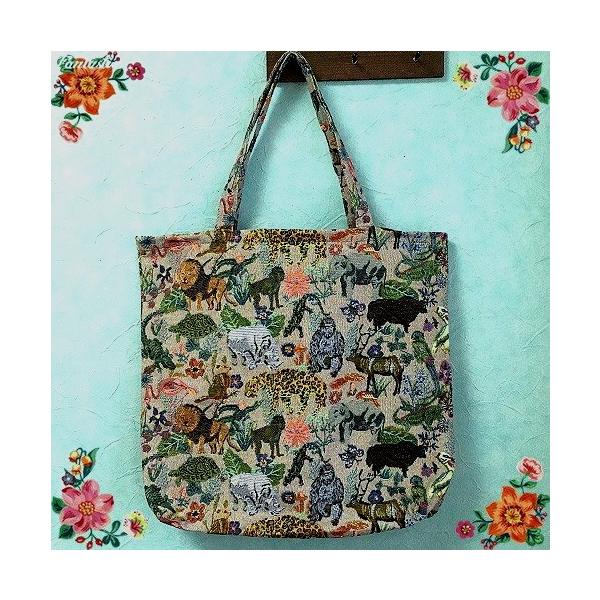 ナタリーレテ レジカゴ 対応 マーケットバッグ フルーツ ゴブラン 林檎 苺