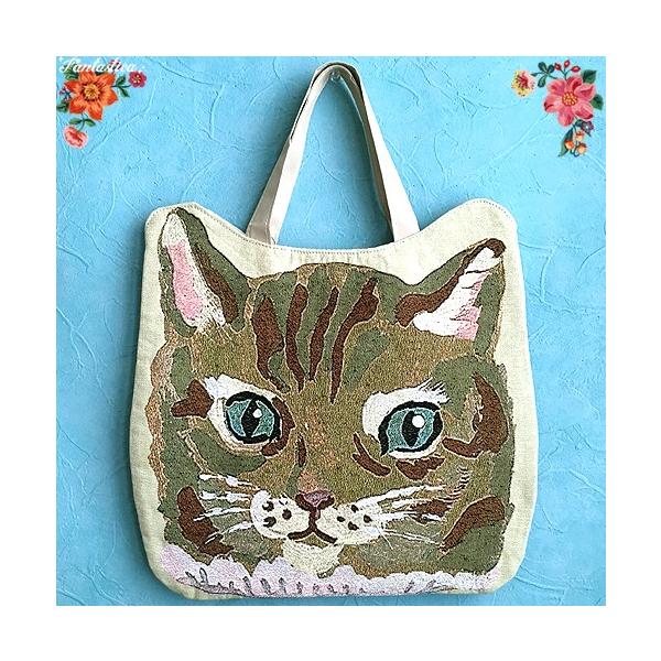 ナタリー レテ トートバッグ マヤ プリンセスキャット猫のつづれ織りフェイス トートバッグ Buyee Buyee Japanese Proxy Service Buy From Japan Bot Online