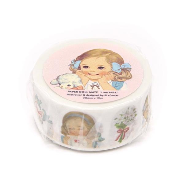 y[p[h[Cg }XLOe[v AX 20mm Paper Doll Mate Masking Tape Alice 20mm