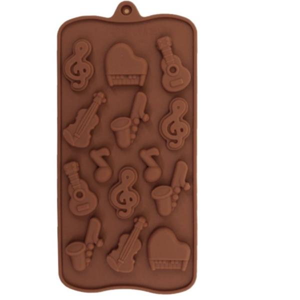 チョコレート型シリコントレー 楽器型音楽型オーケストラ型吹奏楽型ピアノ音符ギターバイオリンサックスキャンドル型石鹸型アロマハイストーン樹脂粘土 Pj5cgsvtg5 Fantastico Yahoo 店 通販 Yahoo ショッピング