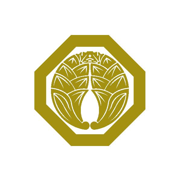 家紋ステッカー カッティングステッカー 307 隅切り角に抱き茗荷 cm Buyee Buyee Japanese Proxy Service Buy From Japan Bot Online