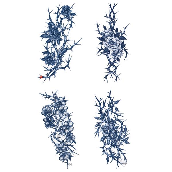 ジャグアタトゥー タトゥーシール 2週間で消えるタトゥー ヘナタトゥー