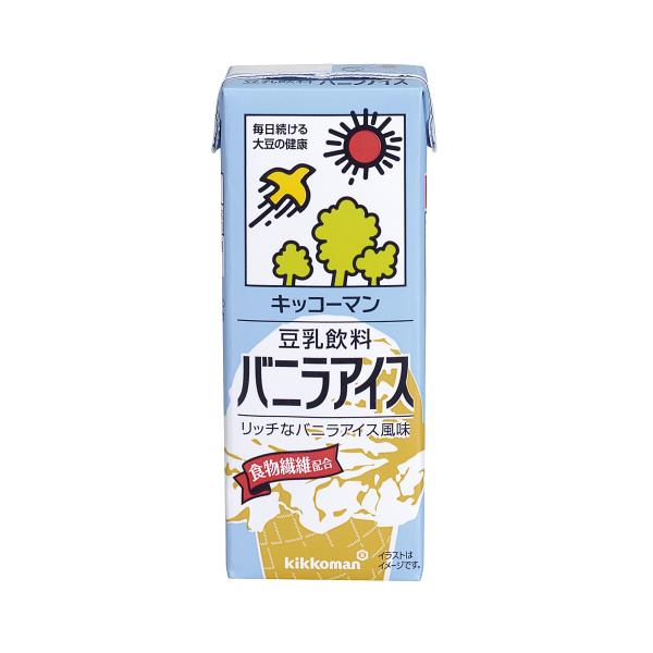 他サイト： キッコーマン飲料 キッコーマン 豆乳飲料 バニラアイス 200ml×18本の商品画像