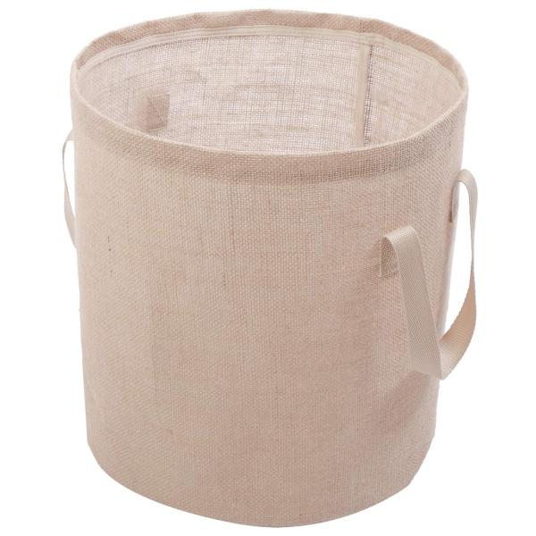 他サイト： アストロ ジュートプランター ベージュ 10号サイズ ジュートポット 野菜栽培 鉢カバー 持ち手付き 520-20の商品画像