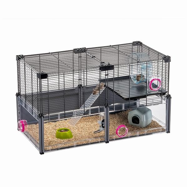 ferplast ハムスター ゲージ マルチプラ フルセット 2階建て ferplast ハムスター ゲージ マルチプラ フルセット 2階建て
