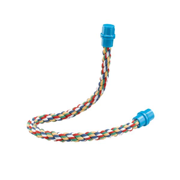 イタリアferplast社製の中〜大型鳥用布製パーチ 鳥かごの中はもちろん、お部屋の中に放して遊ぶ時など用に、鳥かごの外に取り付ける事もできます。コットン素材なので適度にやわらかく、ネジ式なので工具不要。簡単に取り付け、取外しできます。■S...