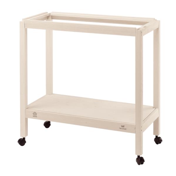 イタリアferplast社製鳥かごのジュリエッタ5用スタンド機能性にも優れており、キャスターが付いているので移動するのに便利。下には棚がついていますので、必要な物を置いて置くことができます。もちろん専用スタンドですので、前面の引き出し、底網...