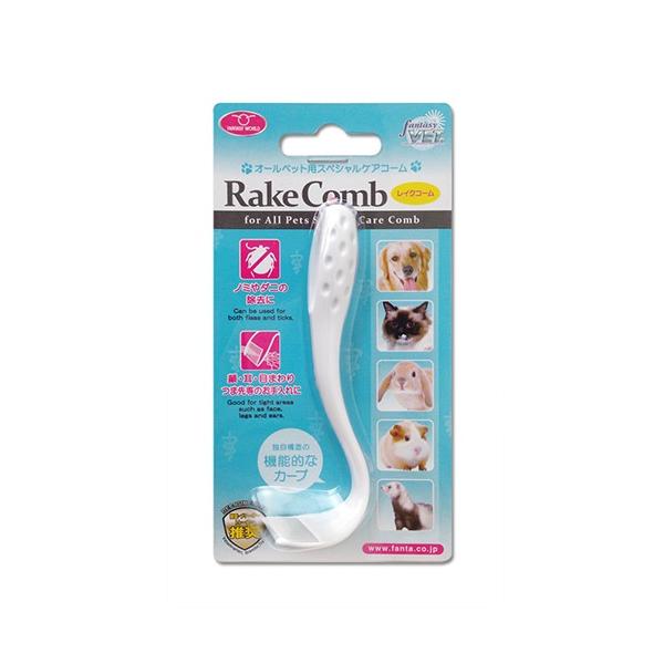 顔やデリケートな部分のブラッシングに。ノミやダニ、抜け毛を取ります。小さく軽量のため、小型犬、小動物にも使いやすく安全安心なコームです。■サイズ：97×32×30mm■材質：ABSハードプラスチックMade in : China