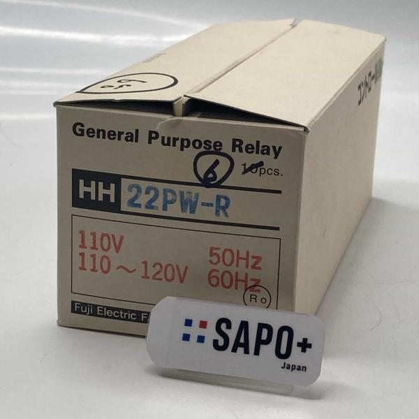 HH22PW-R 110V 50Hz 110〜120V 60Hz 6個入 開封済/箱破れ有/印字有 コントロールリレー 富士電機 リレー (12979)