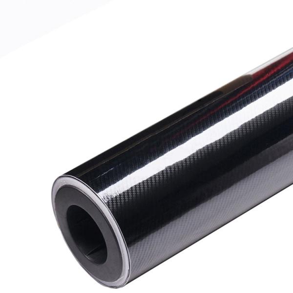 ロール1巻 152cm×20m カーボンシート 5D 黒 ブラック ラッピング