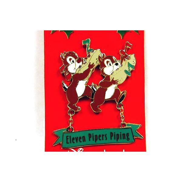 チップ&デール パイプを吹く クリスマス2004 カウントダウン ダングル 
