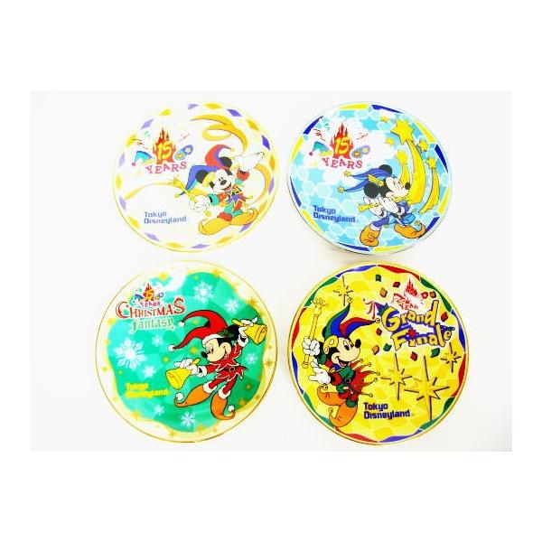 TDL 15周年記念4シーズン プレート(絵皿)4点セット ディズニー : FAR