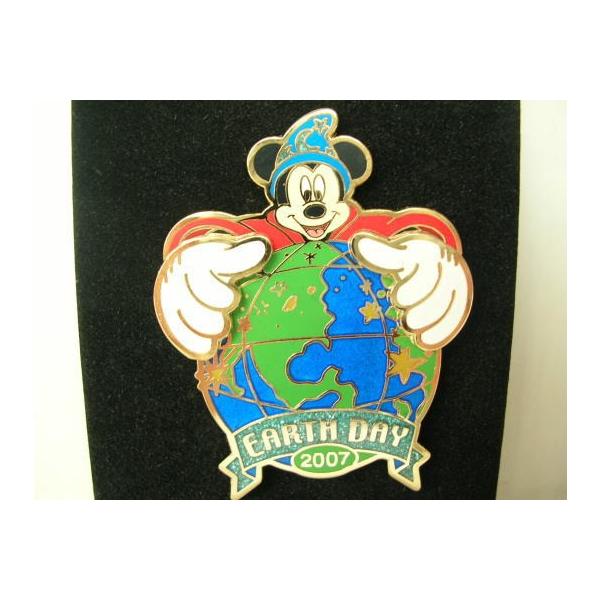 WDI ソーサラーミッキー アースデイ 2007 記念 キャスト限定 ピンズ