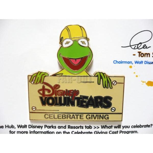 カーミット Disney Voluntears ボランティア キャスト限定 ピンズ ディズニー 359 0709 Far Out 通販 Yahoo ショッピング