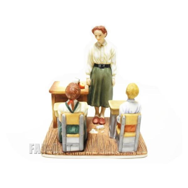 ノーマン・ロックウェル The School Teacher 先生と生徒 教室で