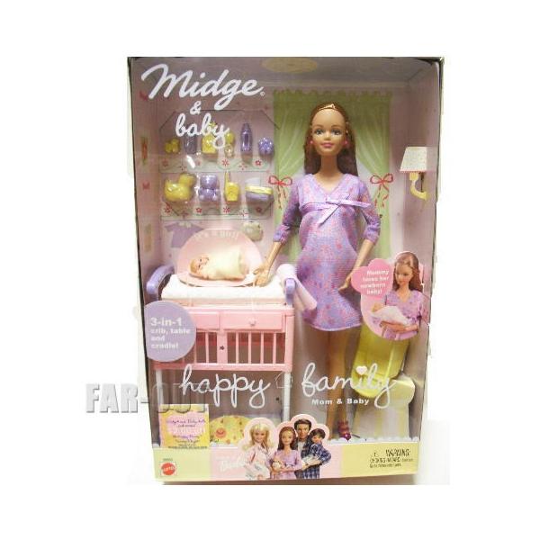 バービーの友達 ミッヂ ベビー 妊婦 Mom Baby ドール 人形 ハッピーファミリー Buyee Buyee Japanese Proxy Service Buy From Japan Bot Online