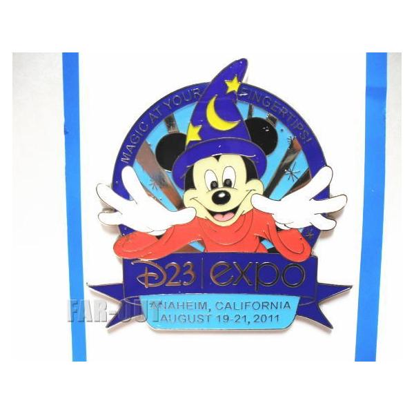 D23 Expo USA 2011 ソーサラーミッキー D23ロゴ メンバー限定 ピンズ