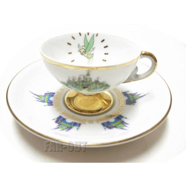 Disneyland キャッスル w/ ティンカー・ベル デミカップ&ソーサー  