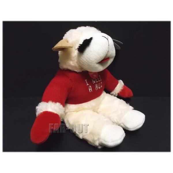 ラムチョップ I Need a Hug トーキング 赤いセーター ぬいぐるみ : FAR