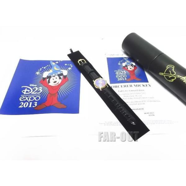 D23 Expo USA 2013 ロゴ ソーサラーミッキー 腕時計 ディズニー :422