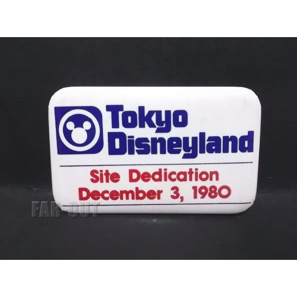 東京ディズニーランド 1980年 地鎮祭 着工記念 缶バッジ 缶バッチ