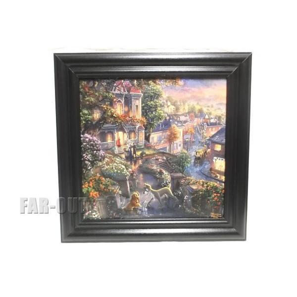 わんわん物語 レディ&トランプ トーマス・キンケード キャンバス