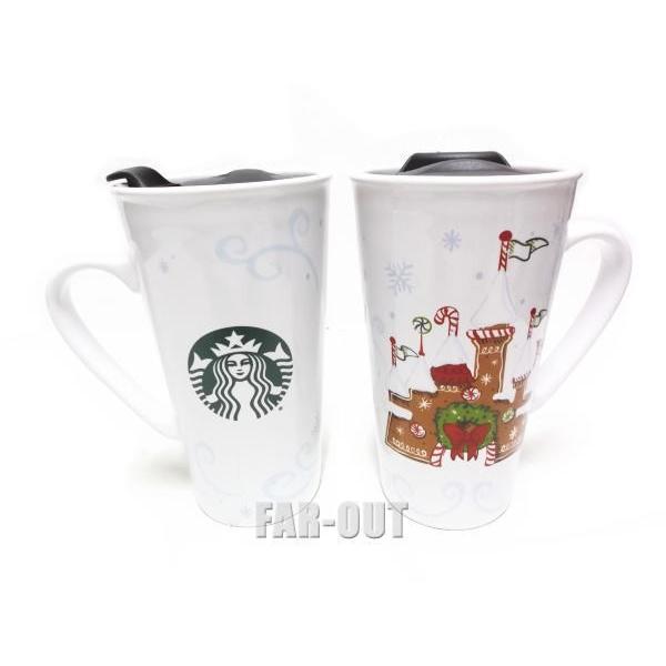 スターバックス コーヒー セラミック クリスマス ジンジャーブレッド シンデレラ城 タンブラー マグ 取っ手ハンドル付き ディズニーパーク限定 Starbucks スタバ 475 7957 Far Out 通販 Yahoo ショッピング