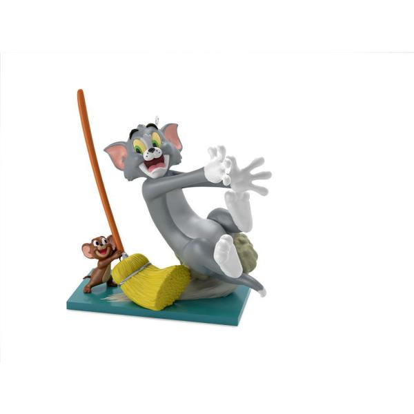 ホールマーク 2018 オーナメント トムとジェリー お掃除はこうするの ハンナ・バーベラ Hallmark Hanna-Barbera Tom and Jerry Mouse Cleaning Ornament
