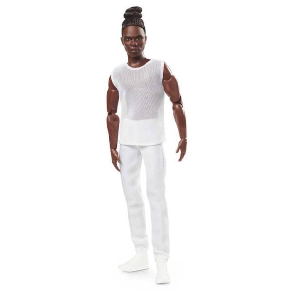 Barbiebasic　blacklabel　バービー　ケン　女の子　人形 バービールック ケン ブラック 黒人 ポーザブル ドール 人形 Barbie