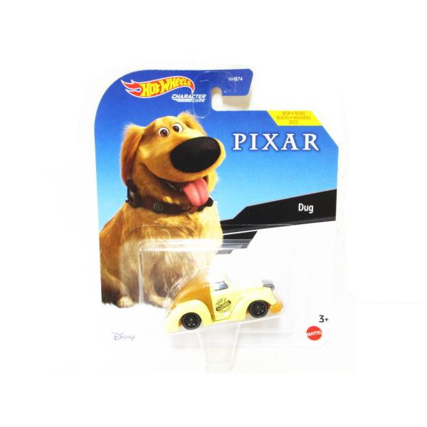 ホットウィール カールじいさんの空飛ぶ家 ダグ 犬 メタルダイキャストカー ミニカー 車 Hot Wheels Pixar Up Dug