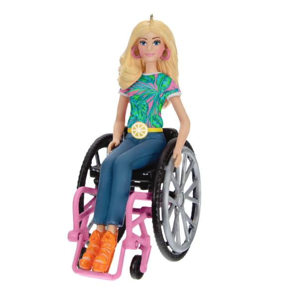 ホールマーク 2023 オーナメント バービー 車椅子 Barbie with