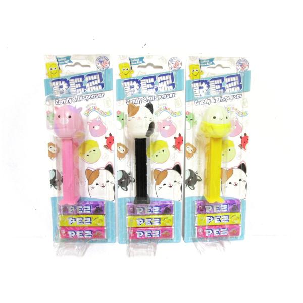 PEZ ペッツ スクイッシュマロ 3点セット Squishmallows Cam、Junie