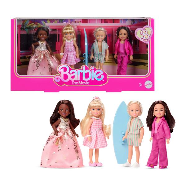 映画 「バービー」 チェルシー ドール 4体入りセット Barbie The Movie Chelsea Collectible 4-Pack Dolls