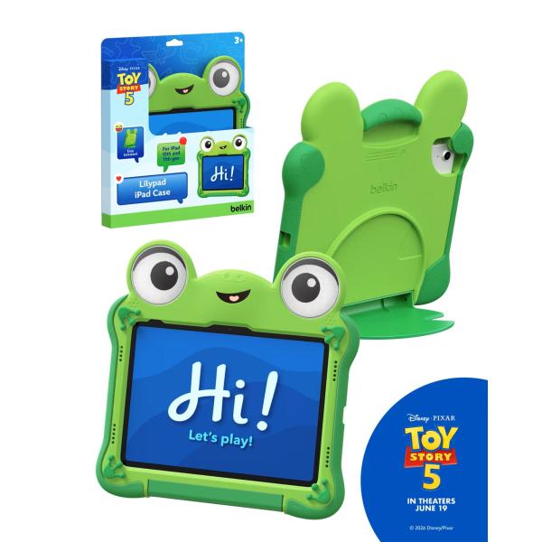 トイストーリー5 リリーパッド カエル iPad ケース カーバー Disney Pixar Toy Story 5 Belkin Disney Pixar Lilypad