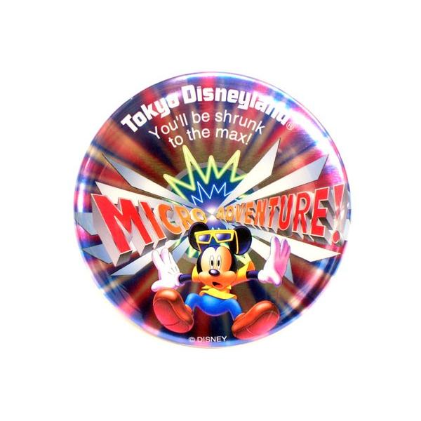 東京ディズニーランドレア缶バッジ 東京ディズニーランド ミクロアドベンチャー アトラクション