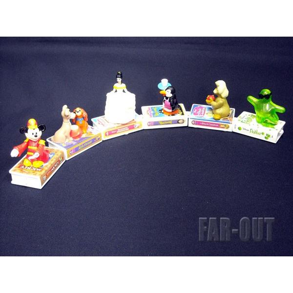 マクドナルド ディズニービデオ 連結トレイン PVC フィギュア 6点