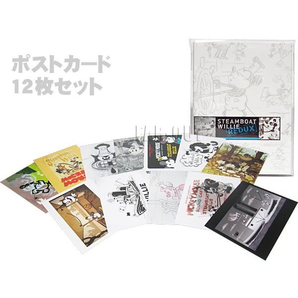D23 Expo USA 2013 スチームボート 蒸気船ウィリー REDUX ポストカード