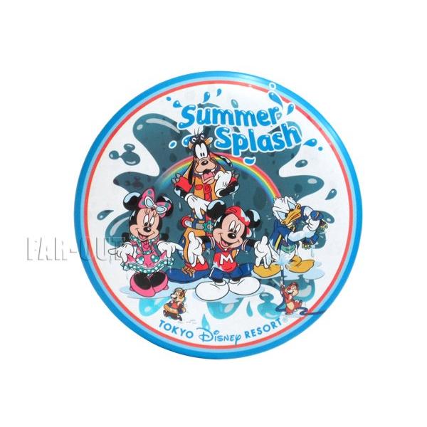 TDR サマースプラッシュ 2007年 ミッキー Fab4 イベント記念 缶バッジ