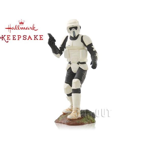 ホールマーク 14 スター ウォーズ スカウト トルーパー オーナメント フィギュア Scout Trooper Star Wars ディズニー 748 9423 Far Out 通販 Yahoo ショッピング