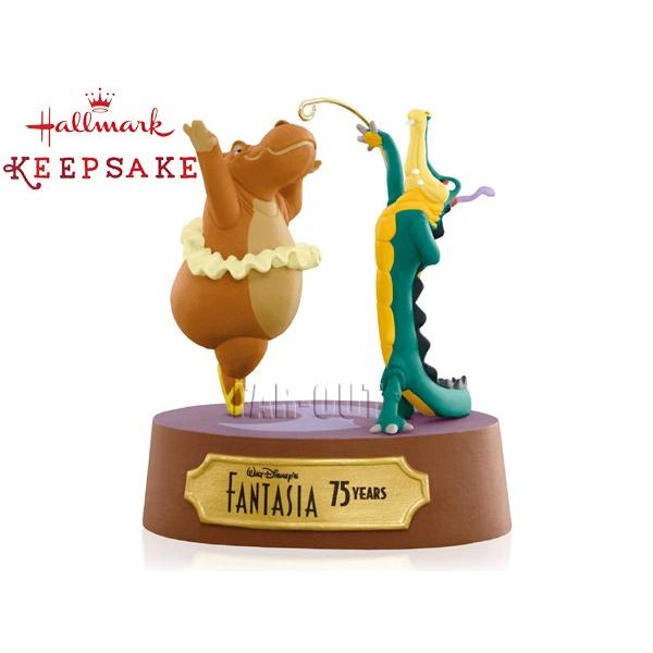 ホールマーク 2015 オーナメント ファンタジア ヒッポ&amp;アリゲーター サウンド&amp;アクション付き ディズニー Fantasia 75th Anniversary