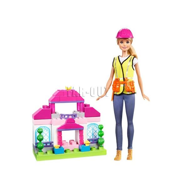 バービー Barbie Builder 工事人 ドール 人形 ブロック付き